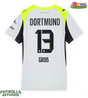 Borussia Dortmund Pascal Gross #13 Bortatröja Kvinnor 2025-26 Kortärmad